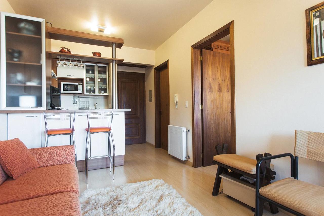 Belo Apartamento E Completo No Centro Com Vista Gramado Exterior foto