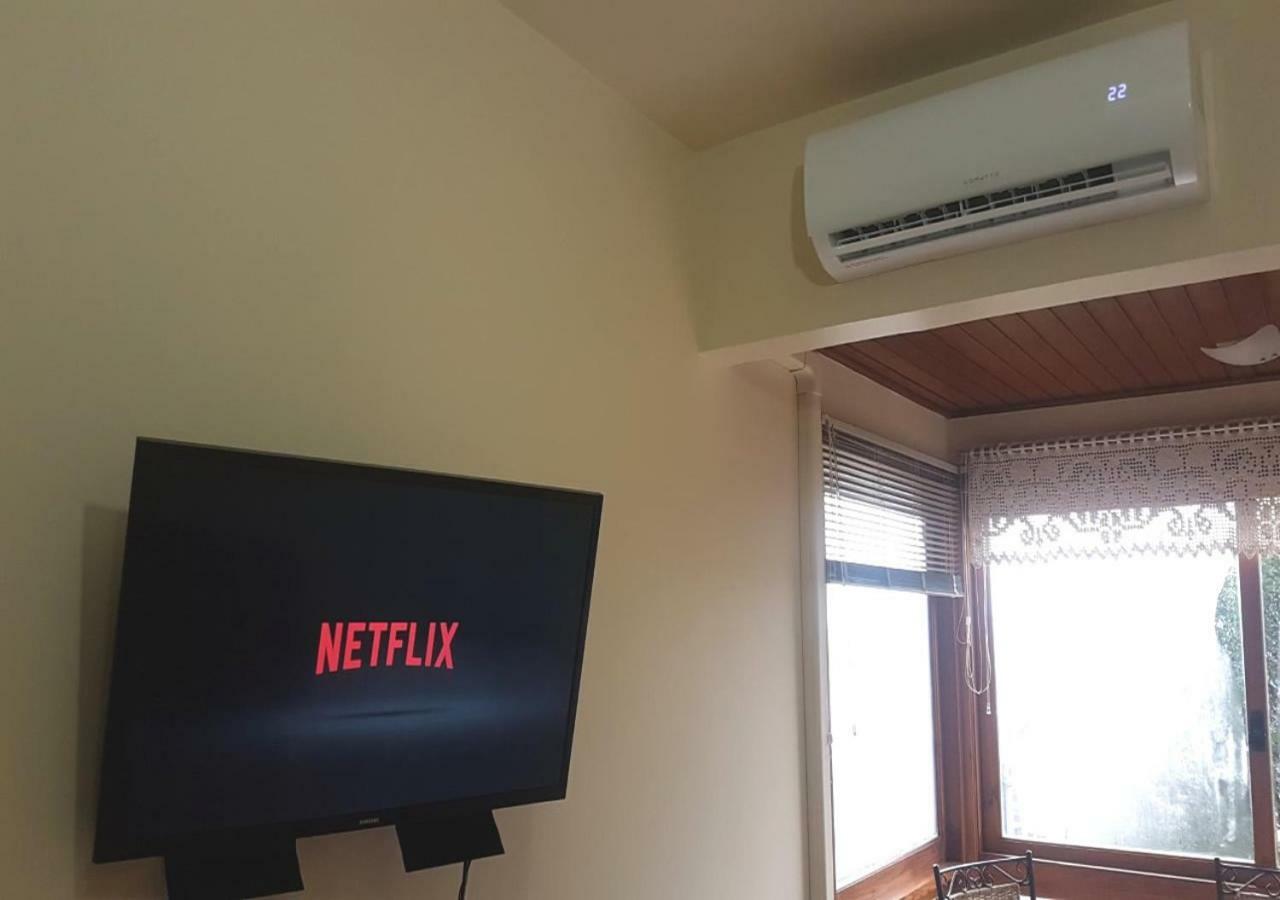 Belo Apartamento E Completo No Centro Com Vista Gramado Exterior foto